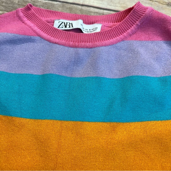 Zara Women’s Knit Sleeveless Crop Top - Picture 4 of 10